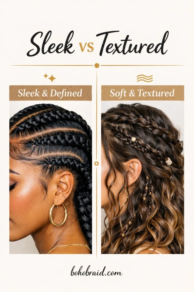 Goddess Braids vs Boho Braids