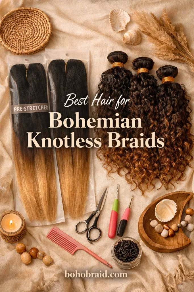 Bohemian Knotless Braids