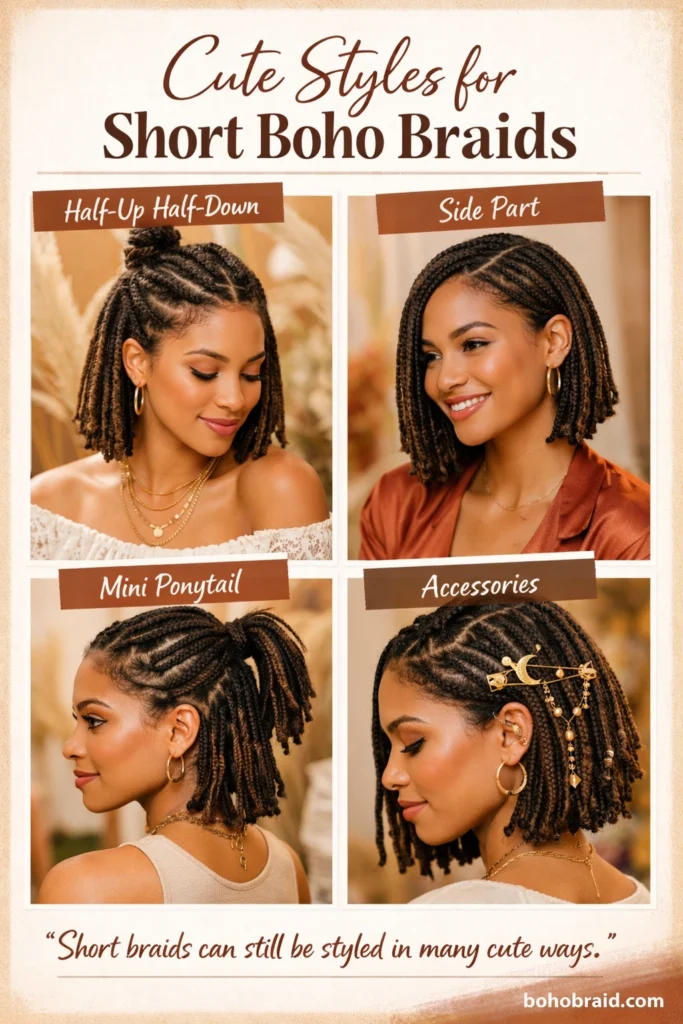 Short Boho Braids