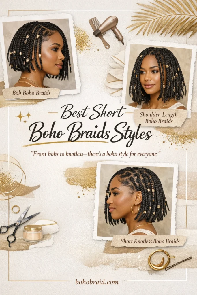 Short Boho Braids