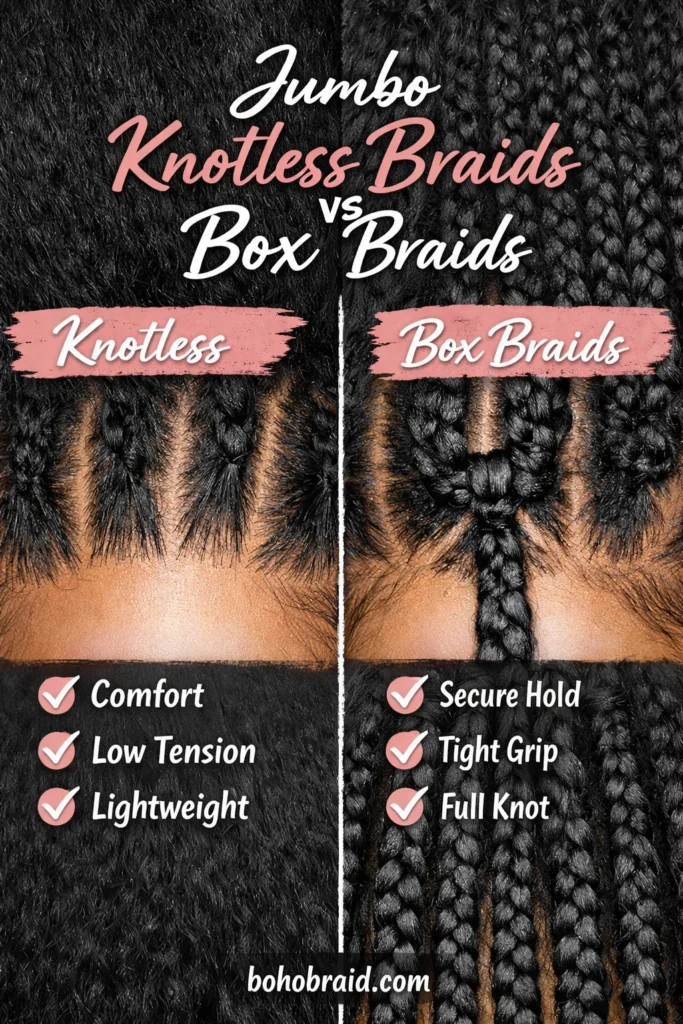 Jumbo Knotless Braids