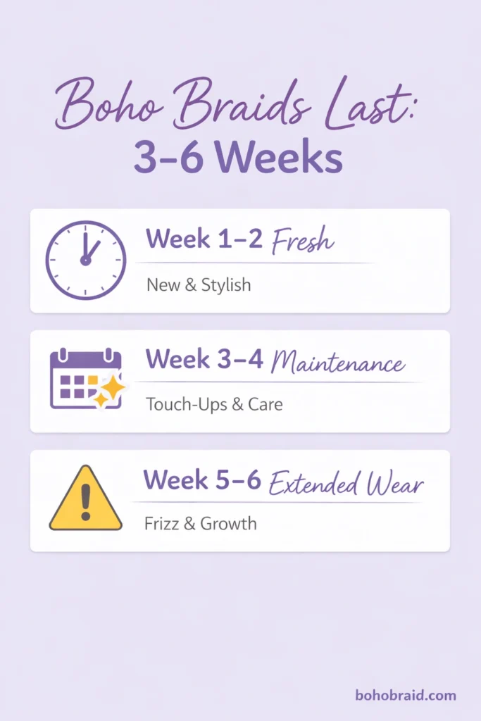 How Long Do Boho Braids Last