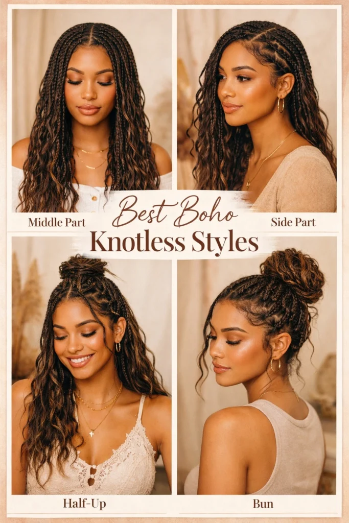 Boho Braids Knotless