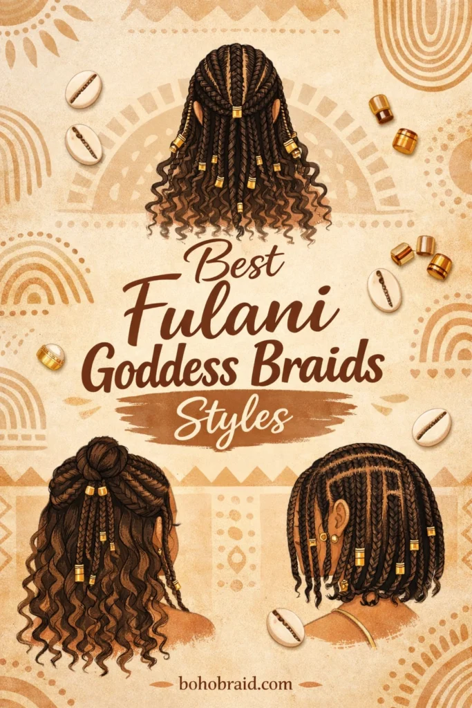 fulani goddess braids