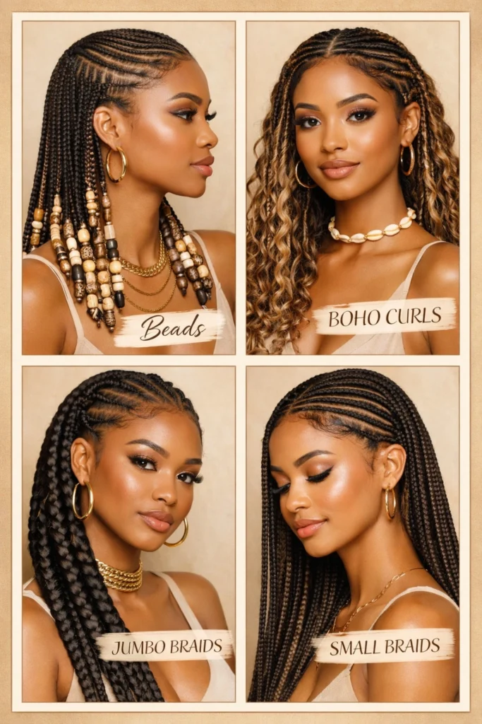 Fulani knotless braids