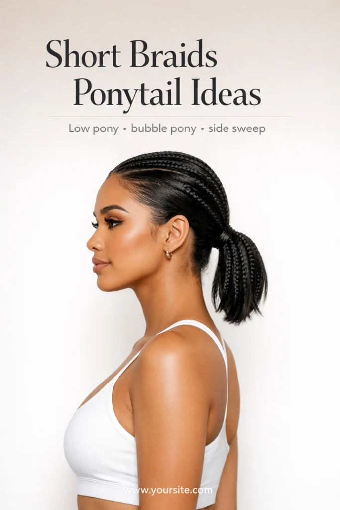 Hair Styles for Short Braids