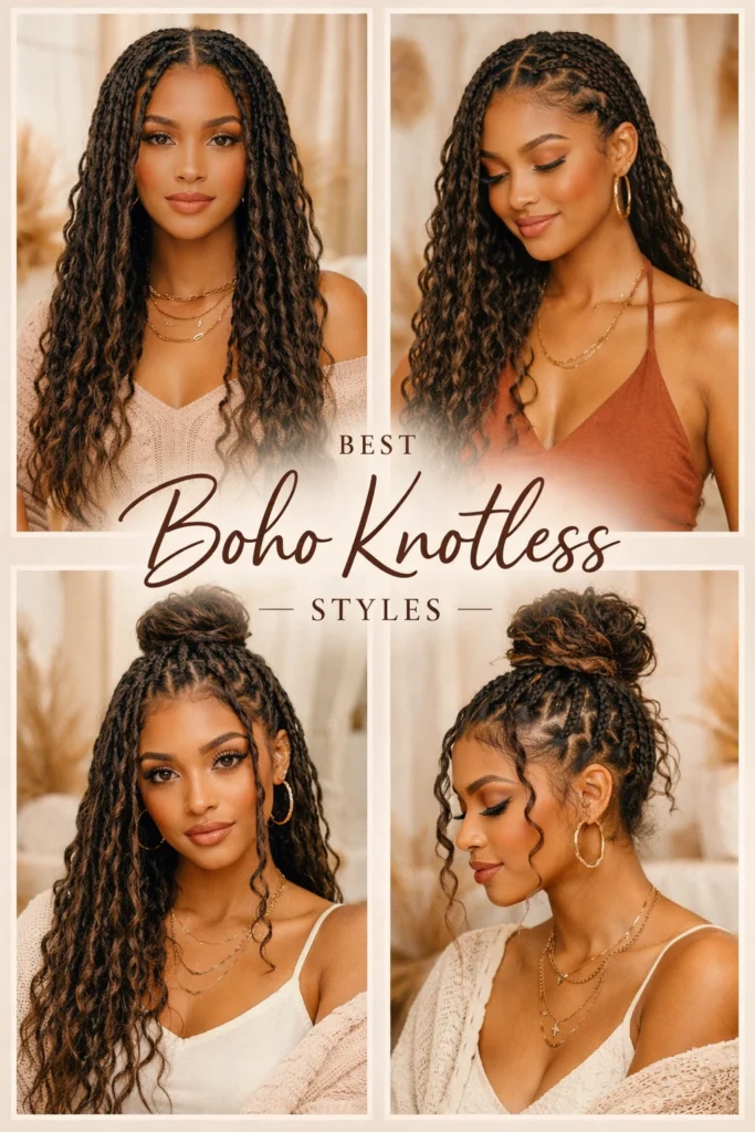 Boho Braids Knotless