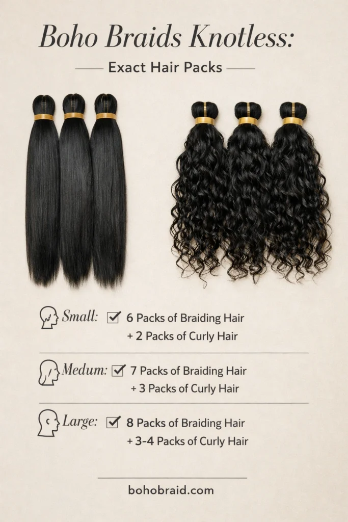 Boho Braids Knotless