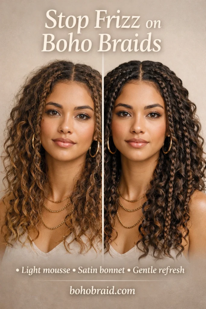 Small Boho Knotless Braids