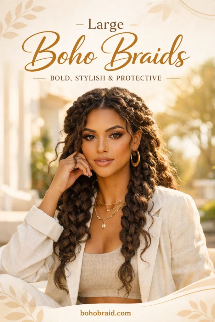 Large Boho Braids