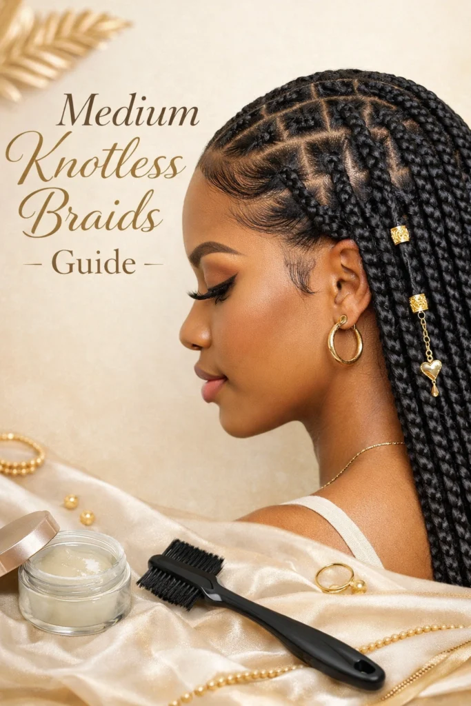 Knotless Braids Medium