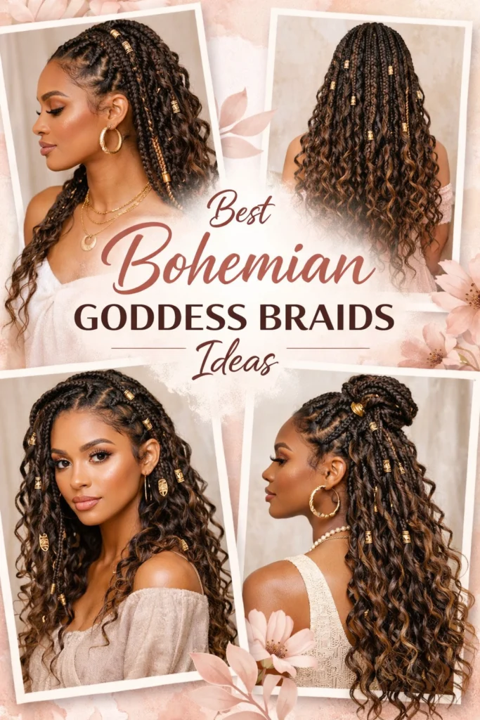 Bohemian Goddess Braids