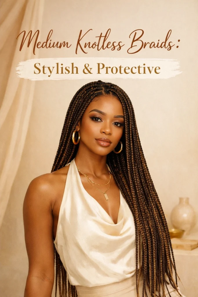 Knotless Braids Medium