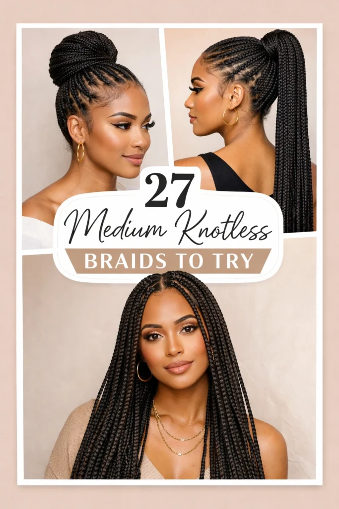 Knotless Braids Medium