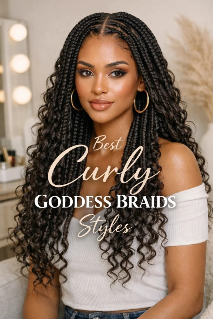 Curly Goddess Braids