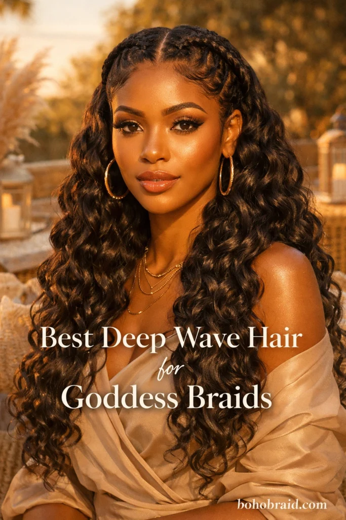Deep Wave Bulk Human Hair for Braiding