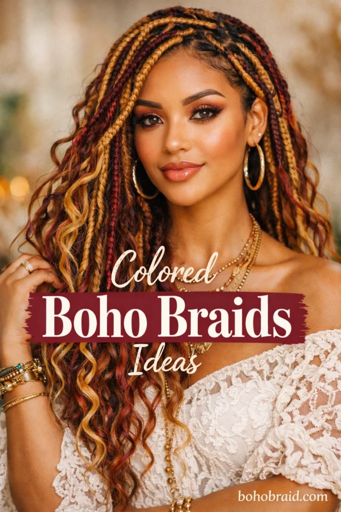 Boho Braids Style Ideas