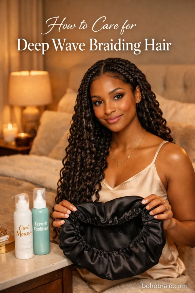 Deep Wave Bulk Human Hair for Braiding