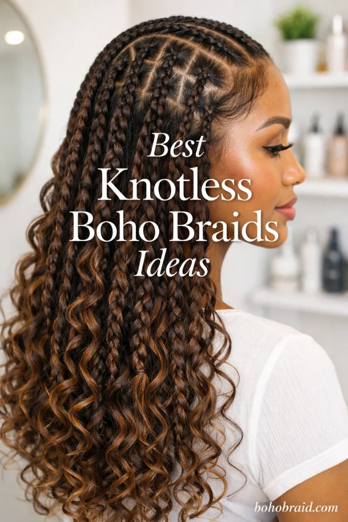 Boho Braids Style Ideas