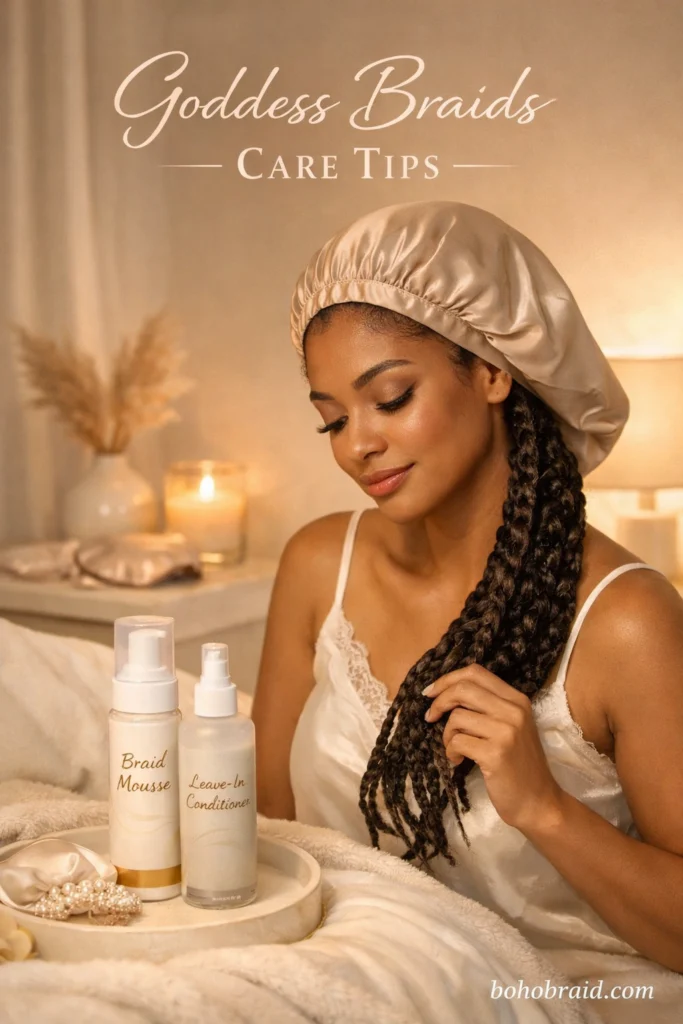 Braiding Hair for Goddess Braids