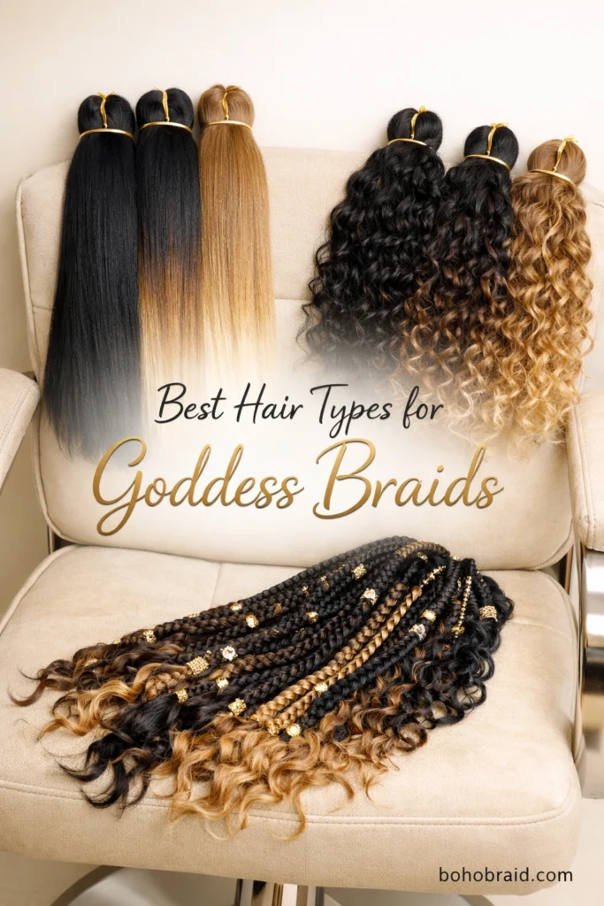 Braiding Hair for Goddess Braids