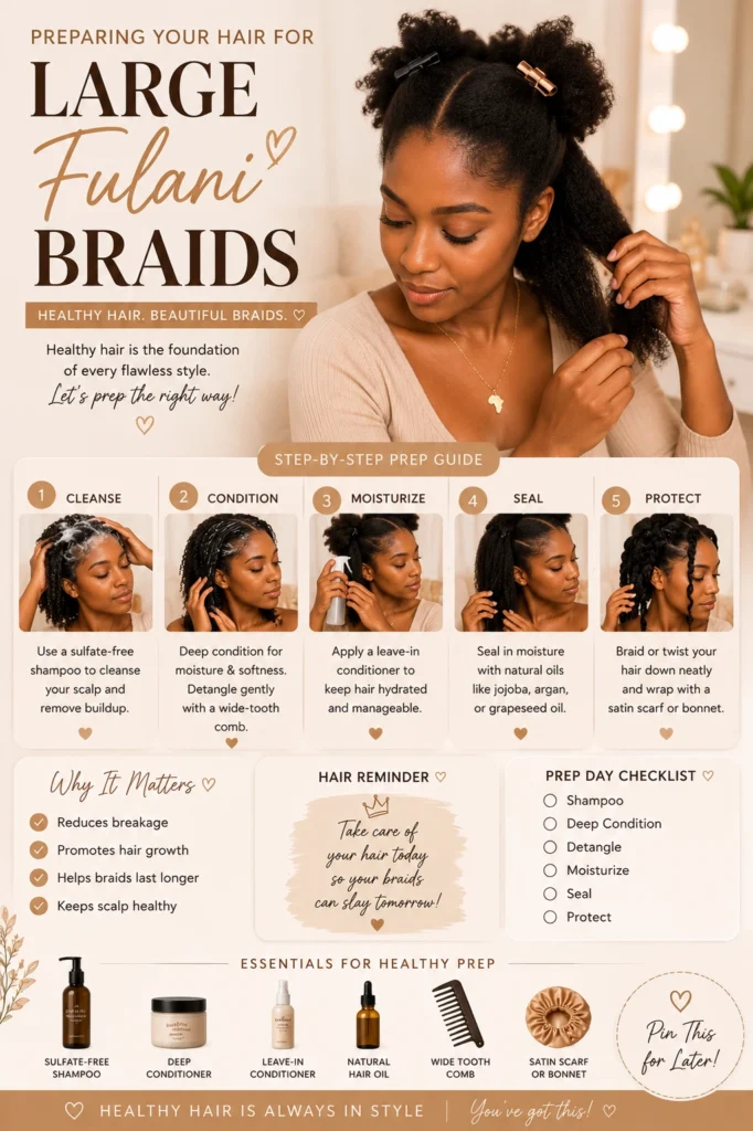 Large Fulani Braids