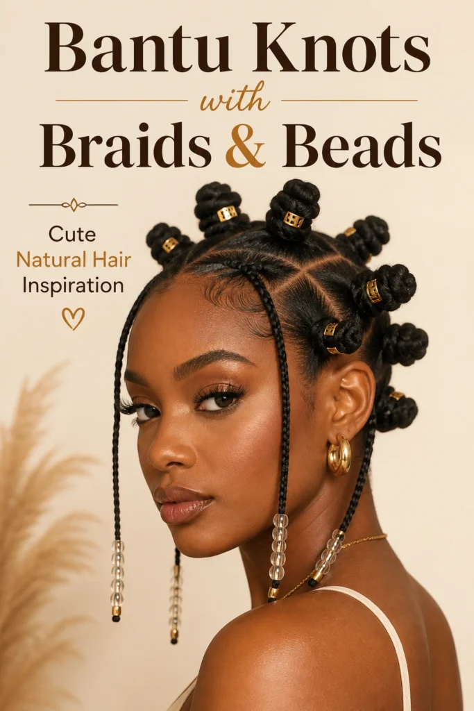 Bantu Knots with Braids