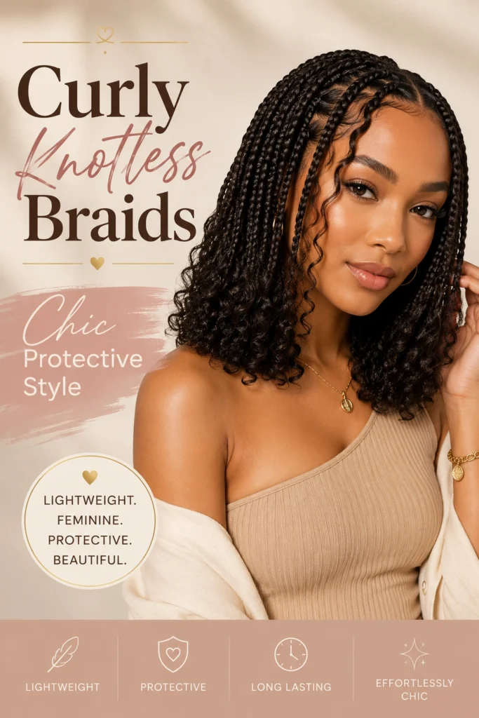 curly human hair braiding