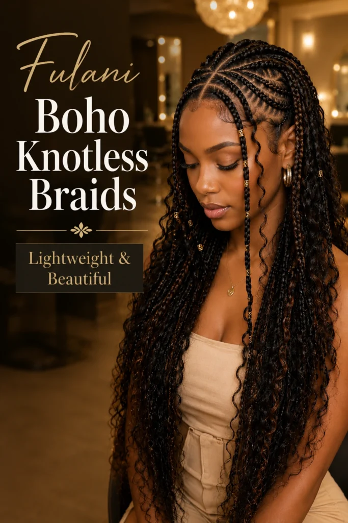 Fulani Boho Braids Hairstyles
