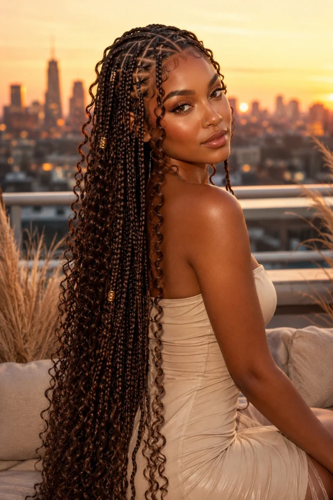 Fulani Boho Knotless Braids