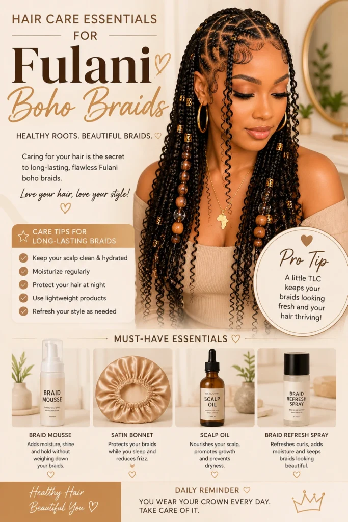 Fulani Boho Braids Hairstyles