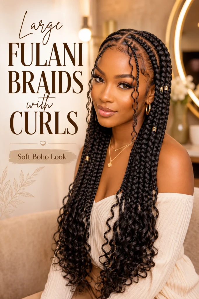 Large Fulani Braids