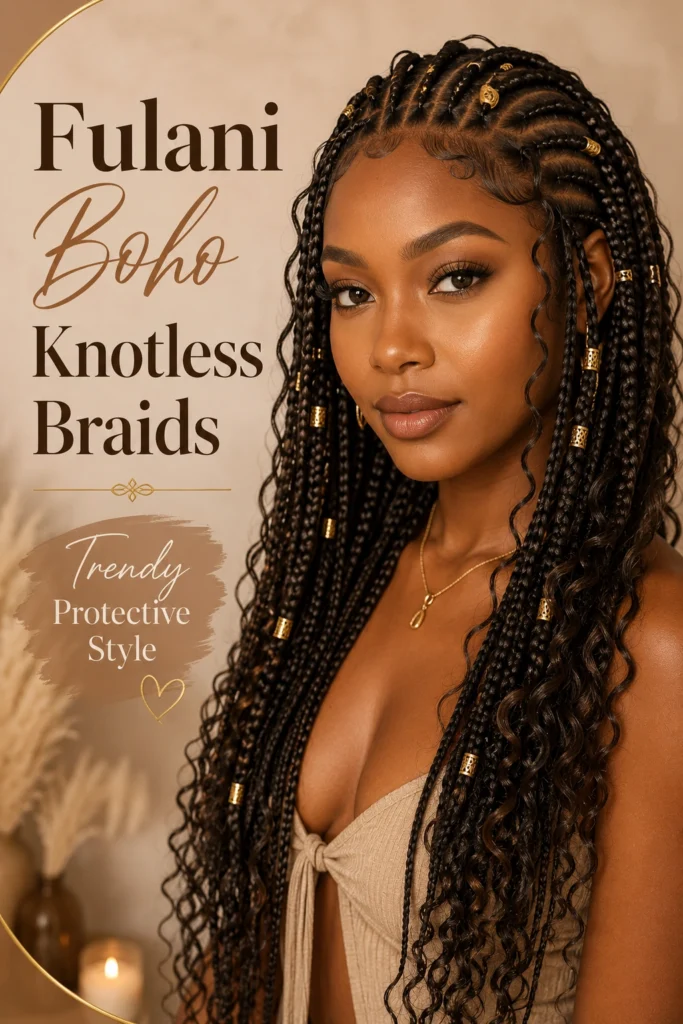 Fulani Boho Knotless Braids
