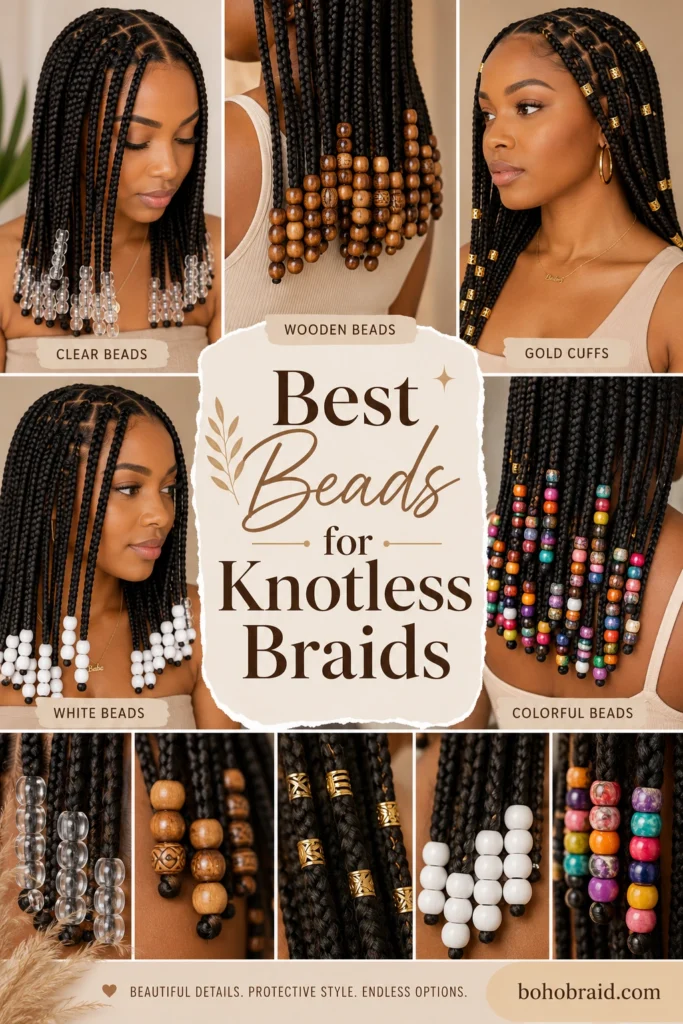 Knotless Braids with Beads