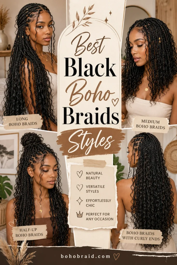 Black Boho Braids