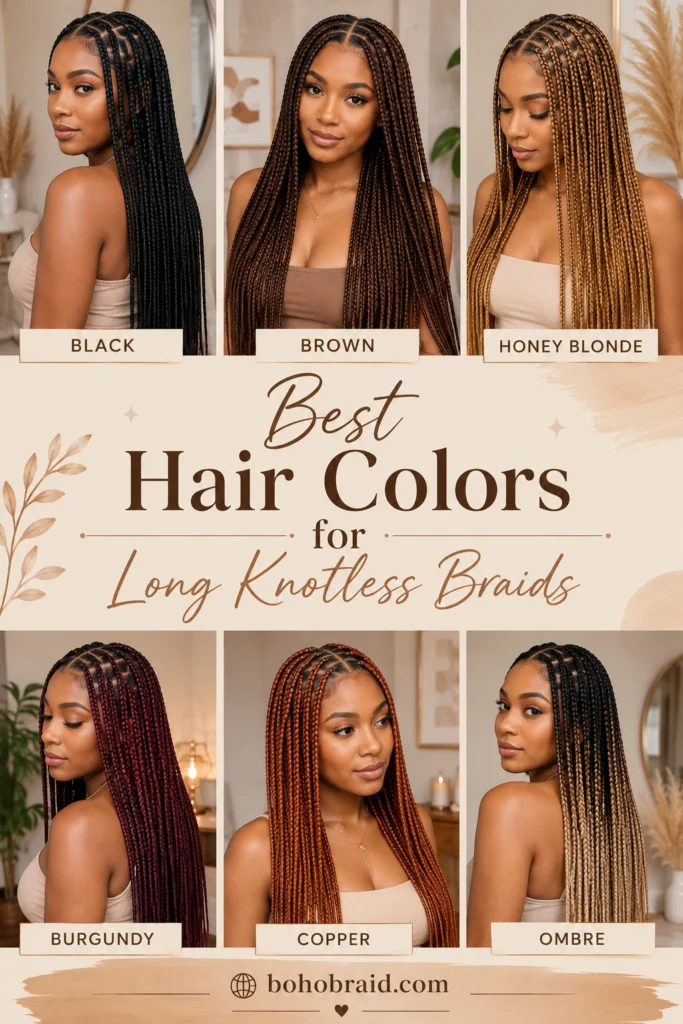 Long Knotless Braids