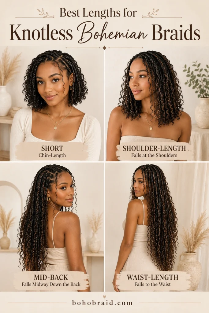 Knotless Bohemian Braids