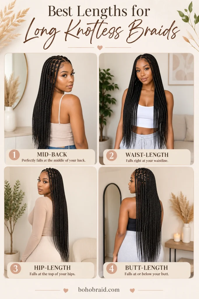 Long Knotless Braids