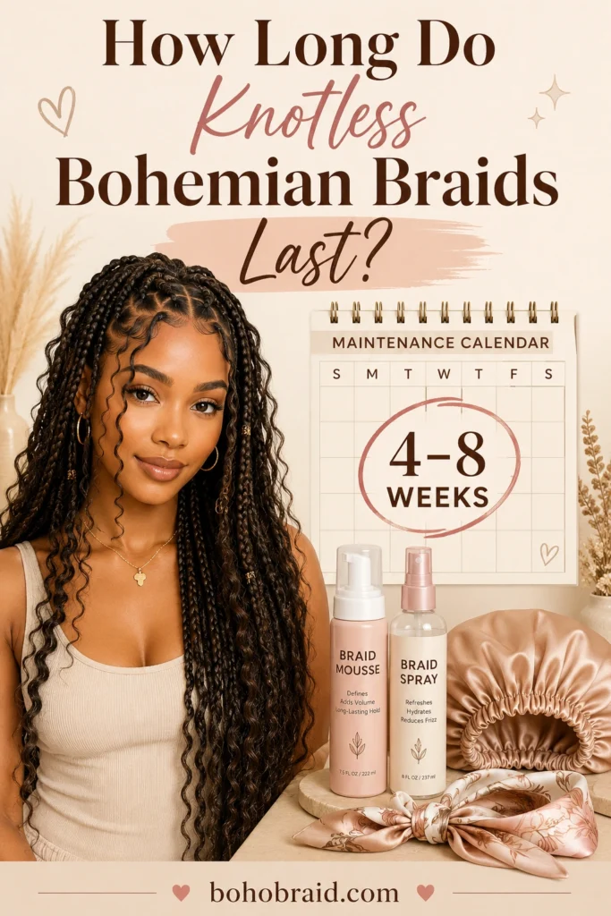 Knotless Bohemian Braids