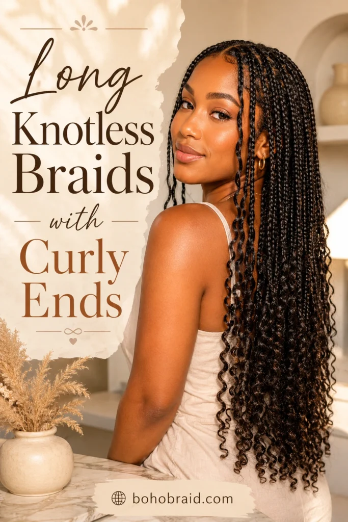 Long Knotless Braids