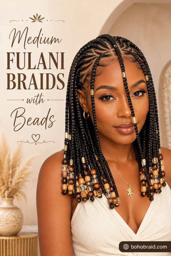 Medium Fulani Braids