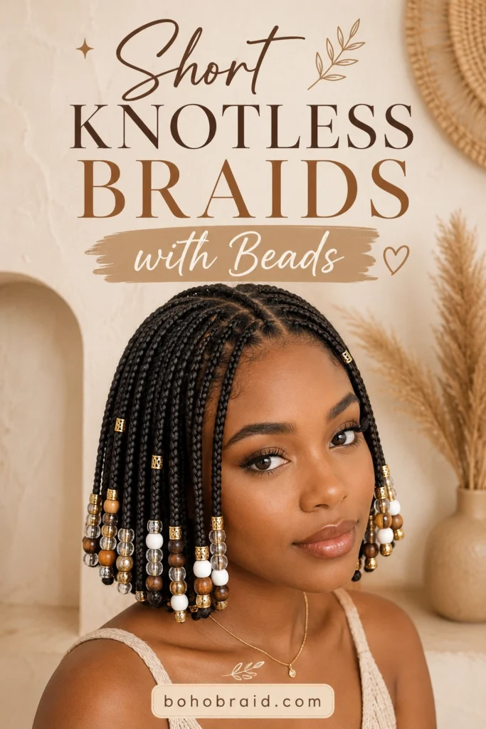Short Knotless Braids