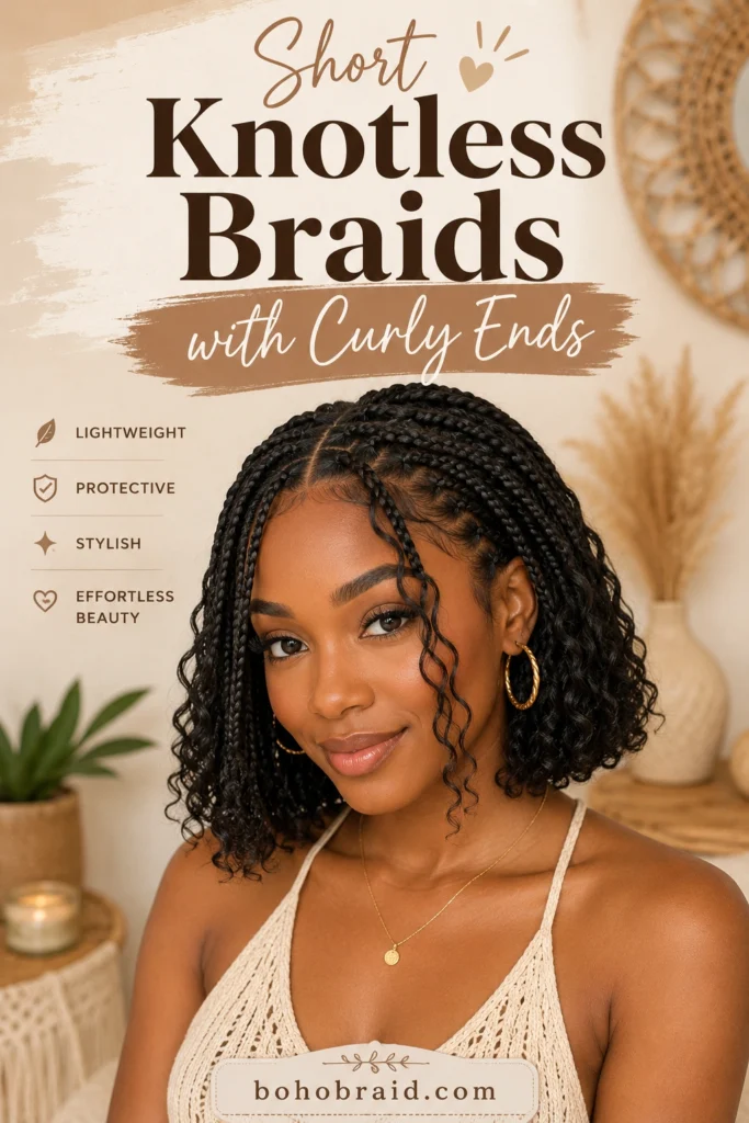 Short Knotless Braids
