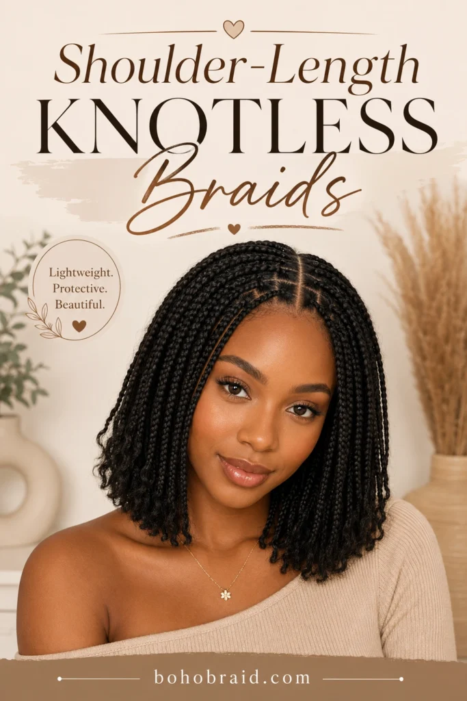 Short Knotless Braids