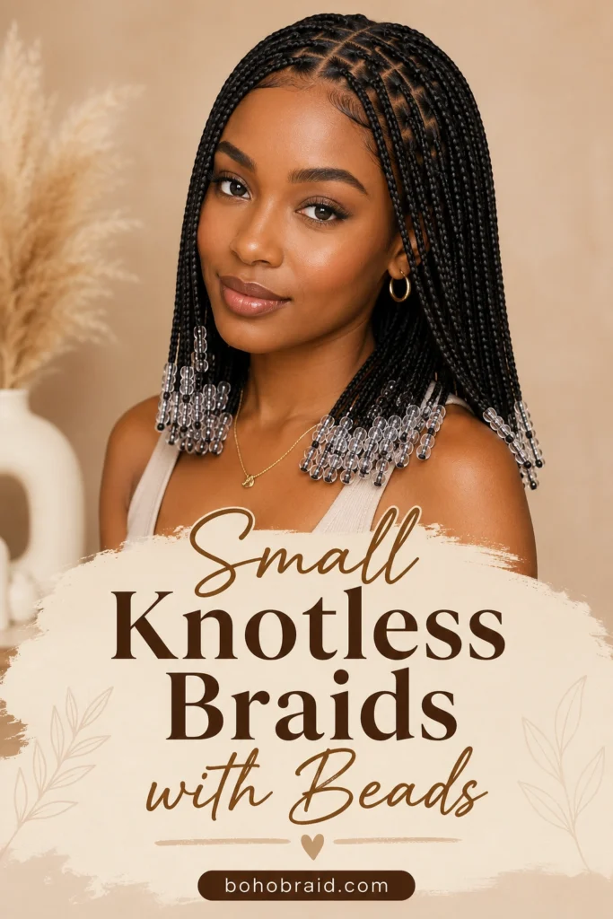 Knotless Braids with Beads