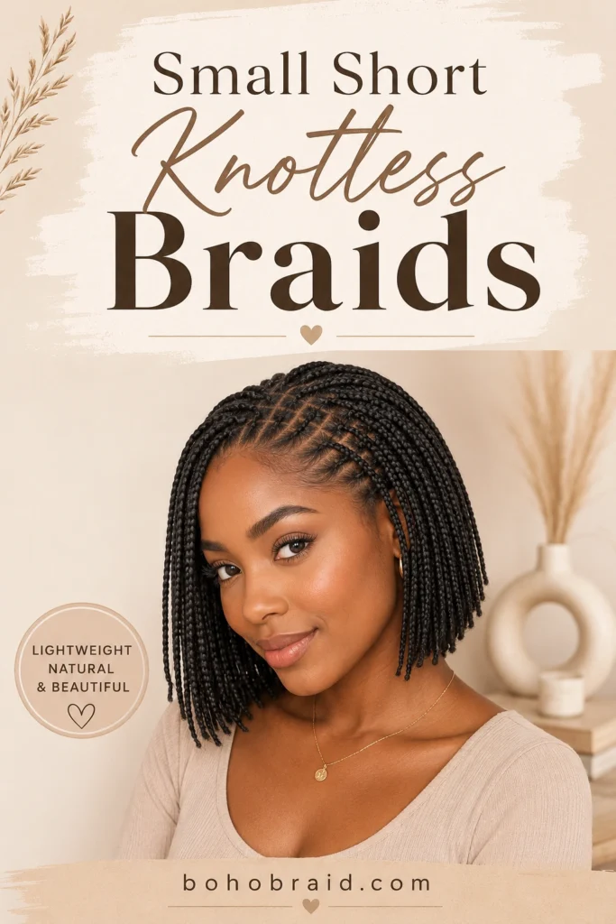 Short Knotless Braids