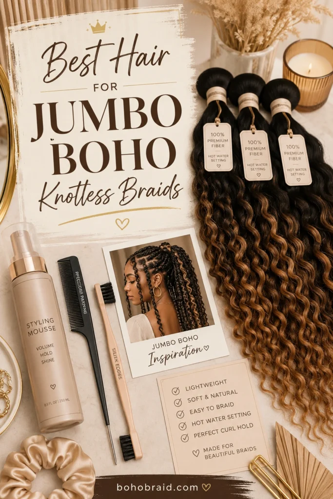 Jumbo Boho Knotless Braids