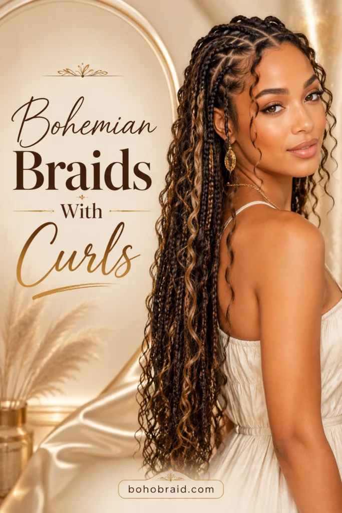 Braids With Curls