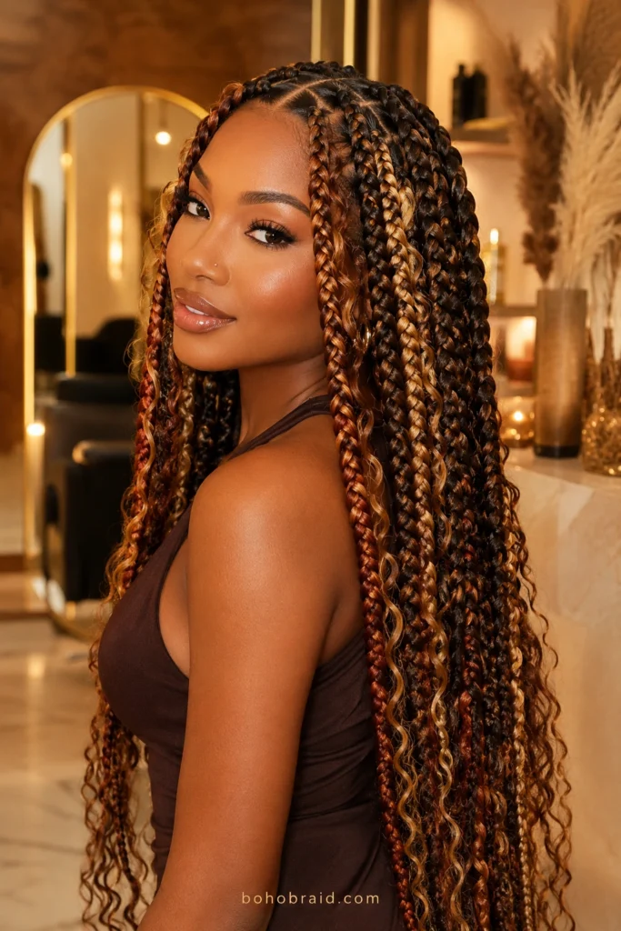 Jumbo Boho Knotless Braids