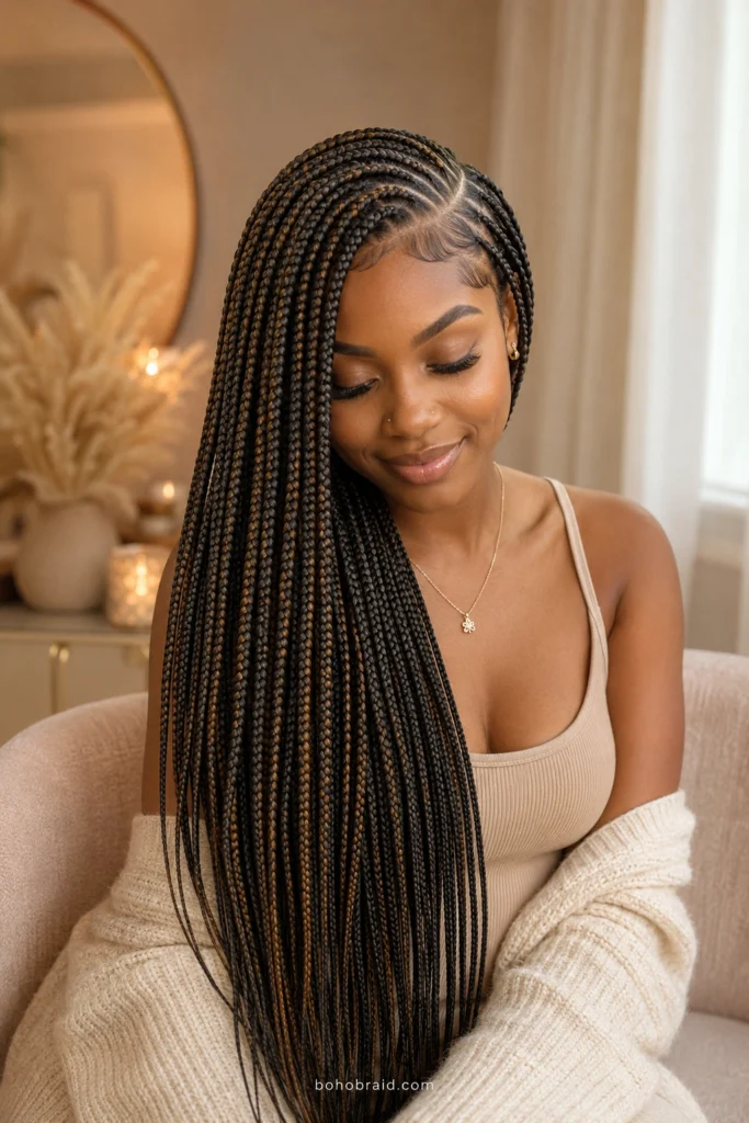 Lemonade Braids with Knotless